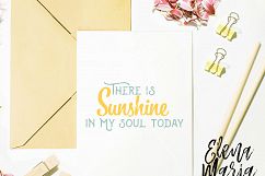 There Is Sunshine In My Soul Today SVG  Product Image 4