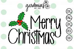 Merry Christmas with Holly Product Image 2