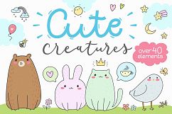 Cute Creatures Vector Set Product Image 1