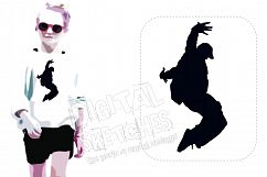 Dancer Dance Hip Hop Machine Embroidery Design 3 Sizes Product Image 1