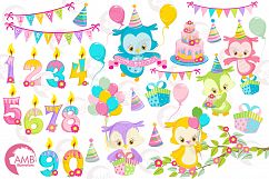 Owl Birthday Surprise clipart, graphics, illustrations AMB-1186 Product Image 5