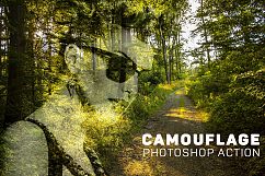 Camouflage Photoshop Action Product Image 5