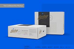 Two Cardboard Box Mockup Product Image 3