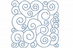 Quilt Block Stippling - Machine Embroidery Design in 3 sizes Product Image 1