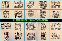 23 Halloween Quote SVG Design Bundle Vol 2. Product Image 1