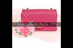 12 Painted Separated Luxury Bag Clip Arts, Fashion Clip Arts Product Image 4