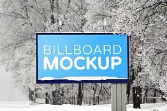 Billboards Mockups in Winter Product Image 11