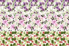 Hand Drawn Watercolor Flowers 64 PNG&amp;VECTOR Product Image 10