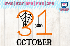 halloween, october 31st, spider, svg Product Image 2