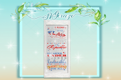 Pledge of Allegiance SVG, 4th Of July SVG, Patriotic Svg, Independence Day Svg, United States Svg, Allegiance Svg, Quote Svg, USA Svg Product Image 1