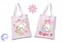 Easter Bunnies clipart, graphics, illustrations AMB-1182 Product Image 2