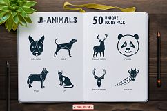 Glyph Animals Icons Set Product Image 4