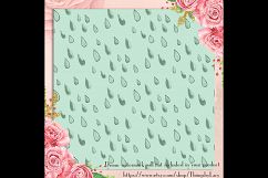 100 Seamless Watercolor Raining Digital Papers Product Image 2