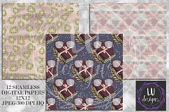 Book Lover Digital Papers, Back To School Seamless Pattern Product Image 3