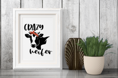 SPVinyl Crazy Heifer Cow Sublimation Design Bundle Product Image 3