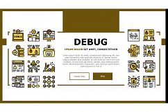 Debug Research And Fix Landing Header Vector Product Image 1