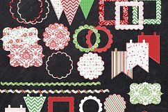 Ho Ho Christmas-2, 115 Tags, Frames and Banner Product Image 2