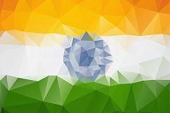 Polygonal flags vector set. Product Image 3