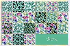 Wonderful tropical plant PNG watercolor set Product Image 8