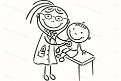 Kids healthcare, families, kids, doctors, illnesses Product Image 12
