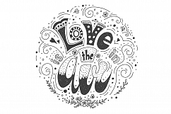 Lettering concept Love is in the Air Product Image 3