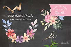 Watercolor Floral Embellish Wreaths 7 Bouquets Pretty Flower Product Image 2