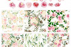 Hand Drawn Watercolor Flowers 86 PNG Product Image 2