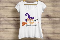 Broom Hair Dont Care - Halloween Witch SVG Vector Product Image 3
