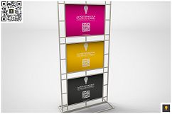 Poster Stand Display Mockup Product Image 6