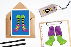 Halloween Feet graphics and illustrations Product Image 4