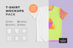 Customizable T-Shirt Mockups Pack Product Image 1