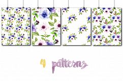 Watercolor anemones Product Image 3