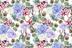 14 Hand drawn watercolor patterns Product Image 11