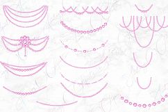 Pink Diamond Strands Clipart Product Image 2