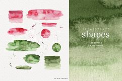 Modern Rose watercolor flower clipart Product Image 6