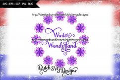 Winter Wonderland cut file, Winter Wonderland svg Product Image 2