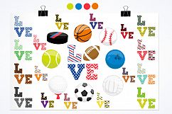 Sports love graphics and illustrations Product Image 2