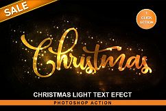 Christmas Text Effect Photoshop Action Product Image 1