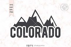 Colorado SVG DXF EPS PNG Product Image 1