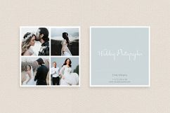 Square Polaroid Wedding Photographer Business Card Product Image 2