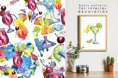 Cocktails watercolor collection PNG set Product Image 4