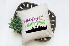 Happy Haunting SVG Cut File - Halloween SVG EPS DXF PNG JPG Product Image 6
