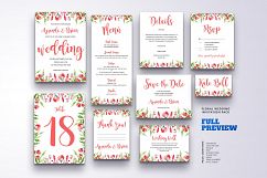 Floral Wedding Invitation Bundle Product Image 15