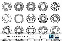 100 Geometric Costum Shapes - CSH Product Image 1