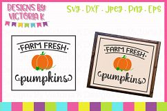 Farm fresh pumpkins, Fall, SVG, DXF, PNG Product Image 1