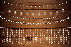 String Lights Clip Art Set - PNG, AI Product Image 2