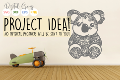 Koala paper cut SVG / DXF / EPS / PNG files Product Image 4