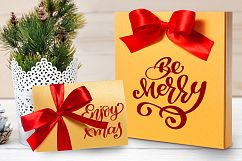 Merry Christmas Hand Draw Lettering Objects Product Image 5