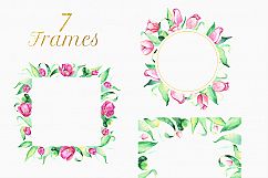 Tulips Watercolor Floral Bundle Product Image 11