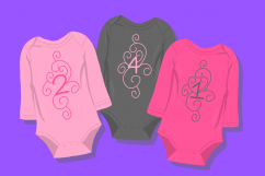 Damask Alphabet &amp; Numbers  Product Image 3